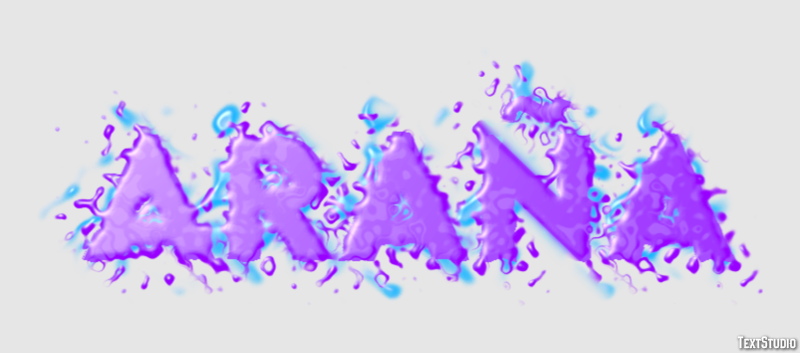 Araña Effet de texte