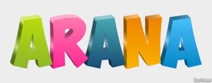 Araña Text Effect