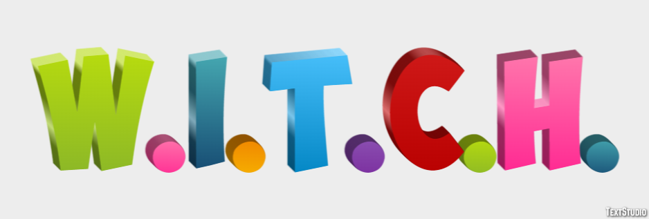 W.I.T.C.H. Text effect