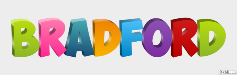 Bradford Эффект текста