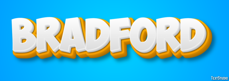 Bradford Text Effect