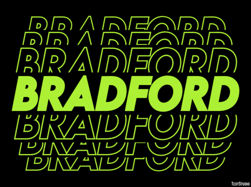 Bradford Эффект текста