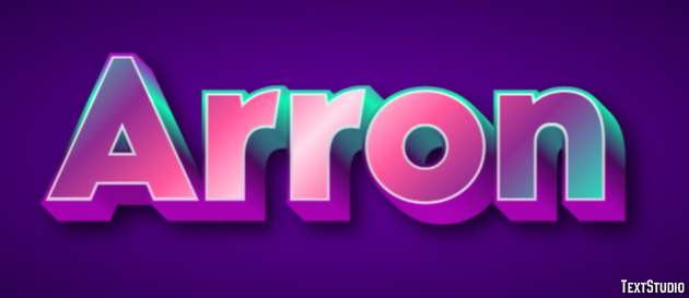 Arron Text Effect