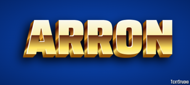 Arron Text Effect