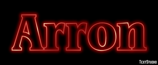 Arron Text Effect