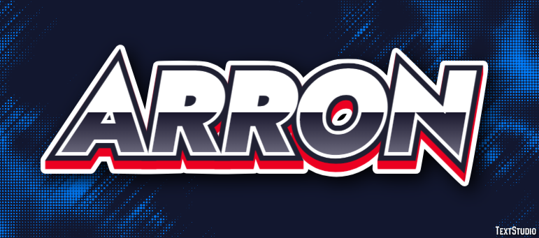 Arron Text effect