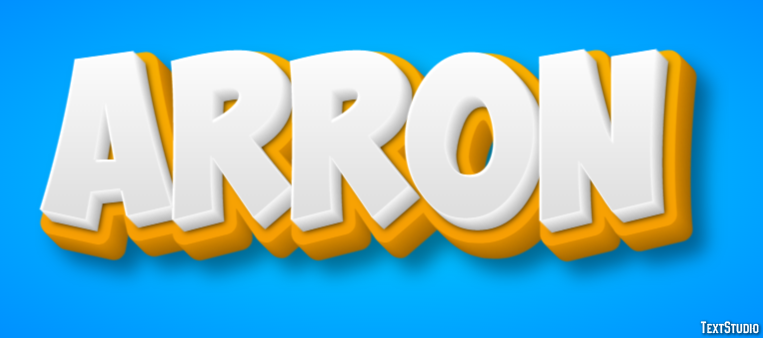 Arron Text effect
