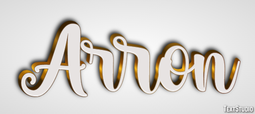 Arron Text Effect