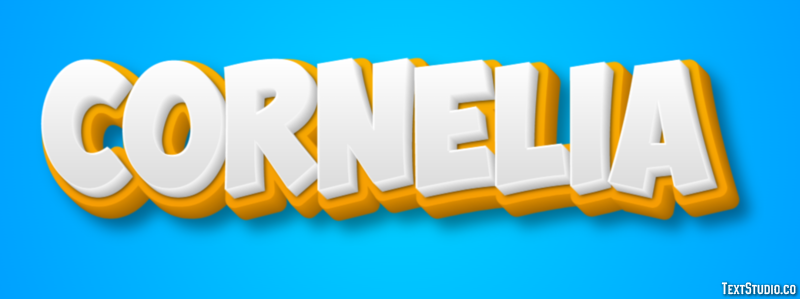 Cornelia Texteffekt