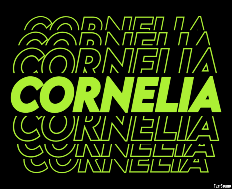 Cornelia Effetto testo