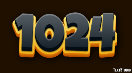 1024 Effetto testo