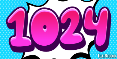 1024 Texteffekt