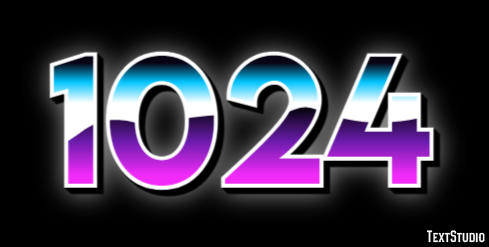 1024 Efekt tekstowy