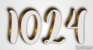 1024 Effetto testo