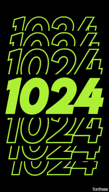 1024 Efekt tekstowy