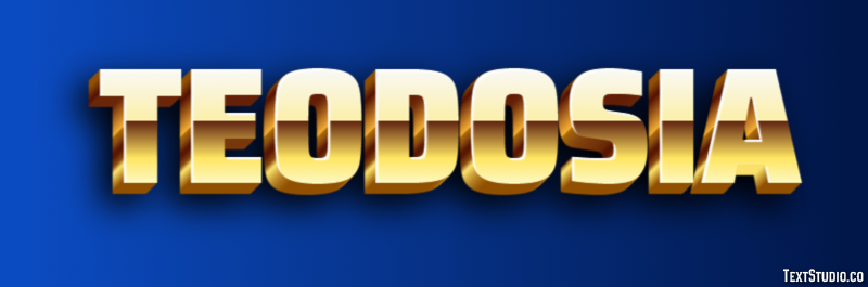 Teodosia Effetto testo