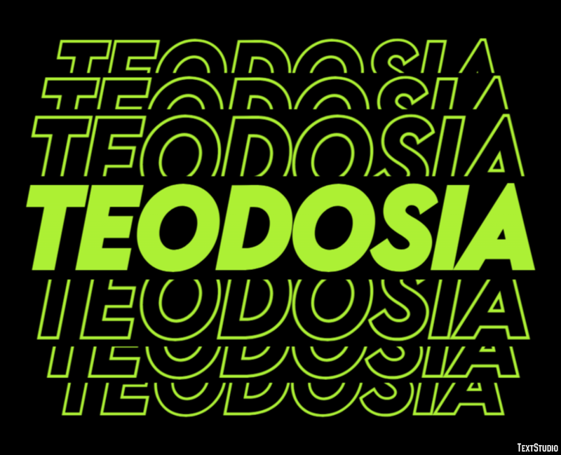 Teodosia Efekt tekstowy