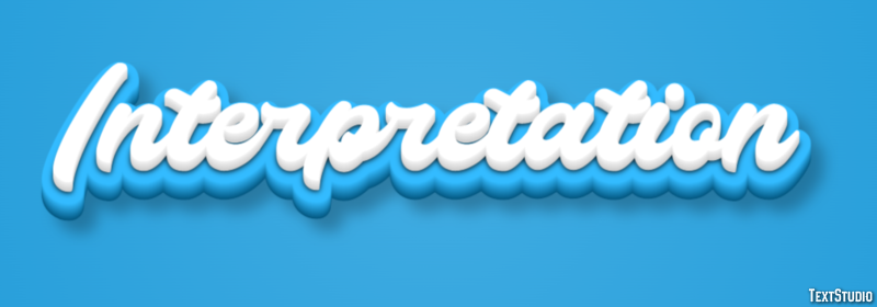 Interpretation Effetto testo