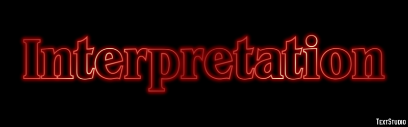 Interpretation Text Effect