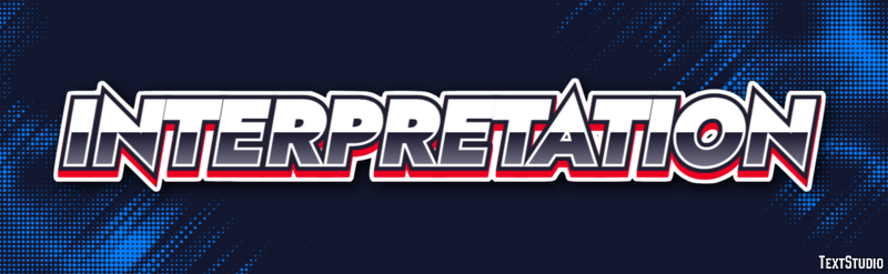 Interpretation Text Effect