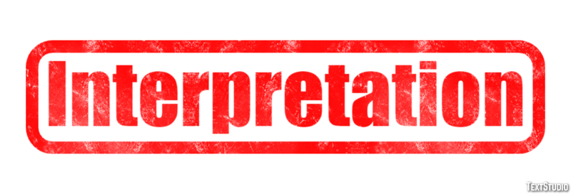 Interpretation Text Effect