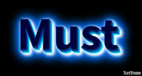 Must Efecto de Texto