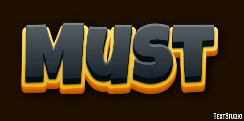 Must Text Effect