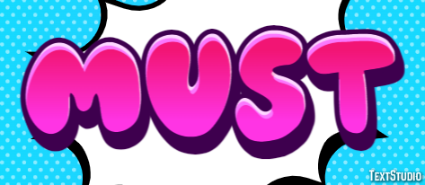 Must Text Effect