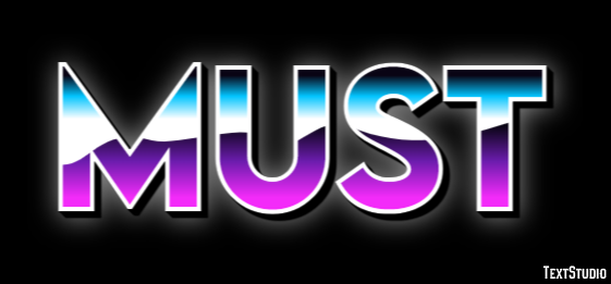 Must Text Effect