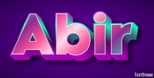 Abir Text Effect