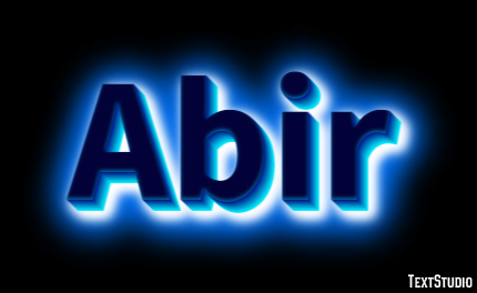 Abir Effetto testo