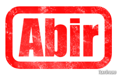 Abir Text Effect