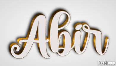 Abir Effetto testo