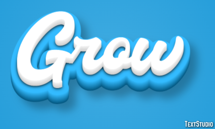 Grow Effetto testo