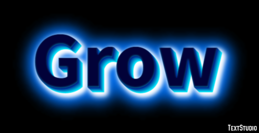 Grow Texteffekt