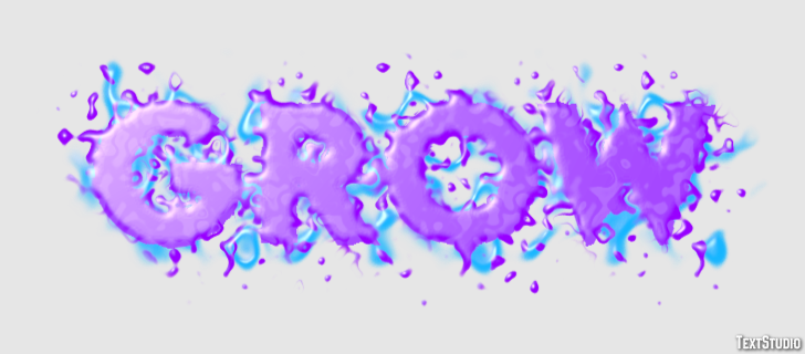Grow Texteffekt