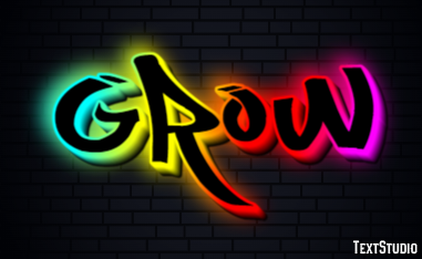 Grow Effetto testo