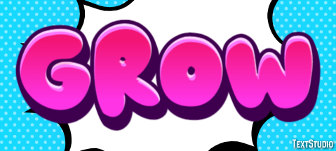 Grow Texteffekt