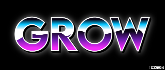 Grow Texteffekt