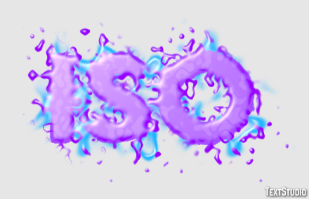 ISO Texteffekt