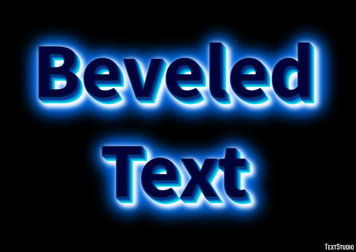 Beveled Text テキスト効果