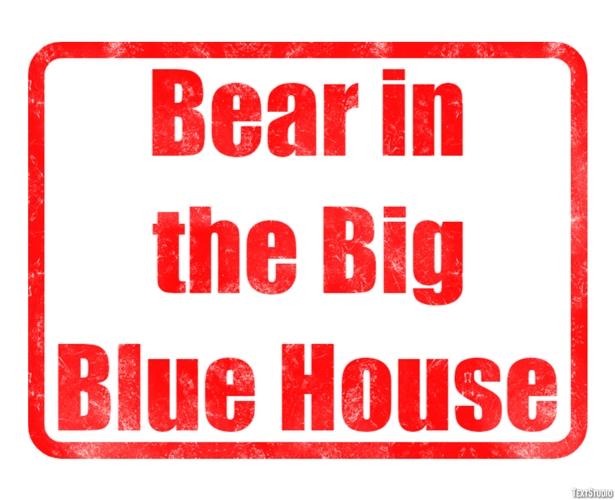Bear in the Big Blue House Text Effect