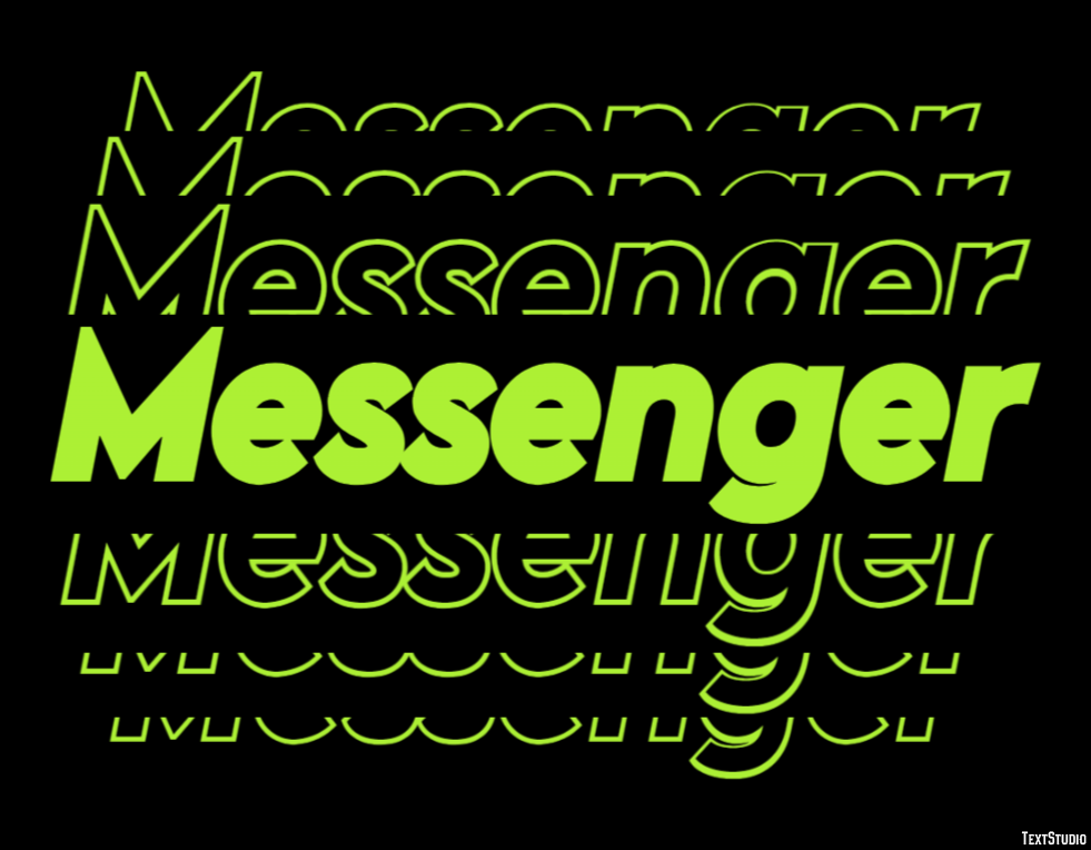 Messenger Tekst effect