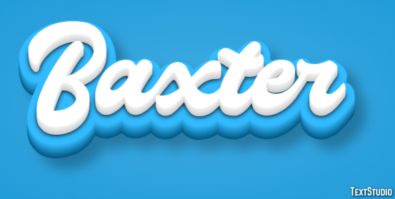 Baxter Text Effect