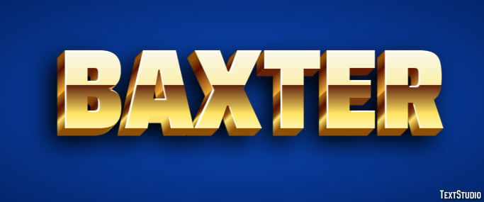 Baxter Text Effect