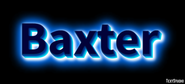 Baxter テキスト効果