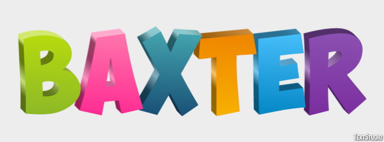 Baxter Text Effect