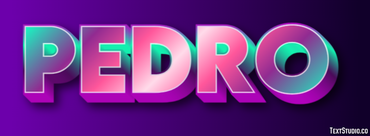 Pedro Texteffekt