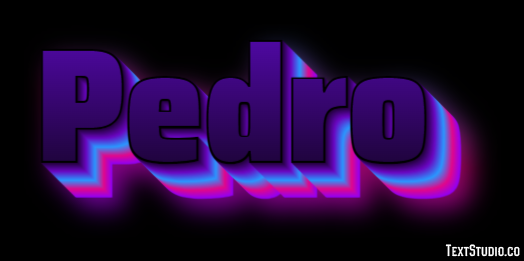 Pedro Texteffekt