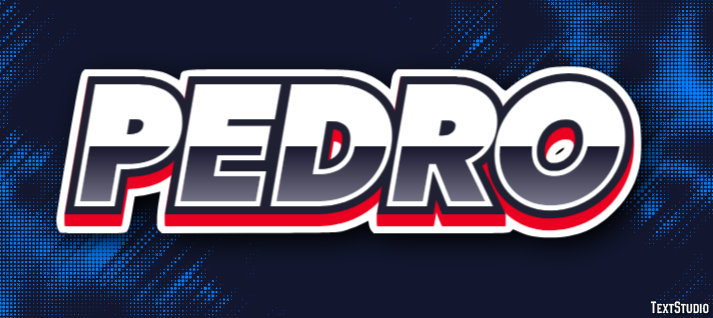 Pedro Texteffekt